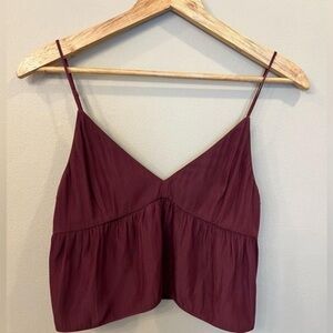 satin little moon tank aritzia